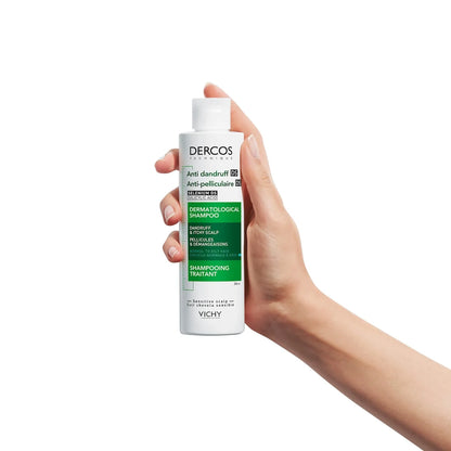 DERCOS SHAMPOOING ANTI-PELLICULAIRE DS CHEVEUX NORMAUX À GRAS 200 ML