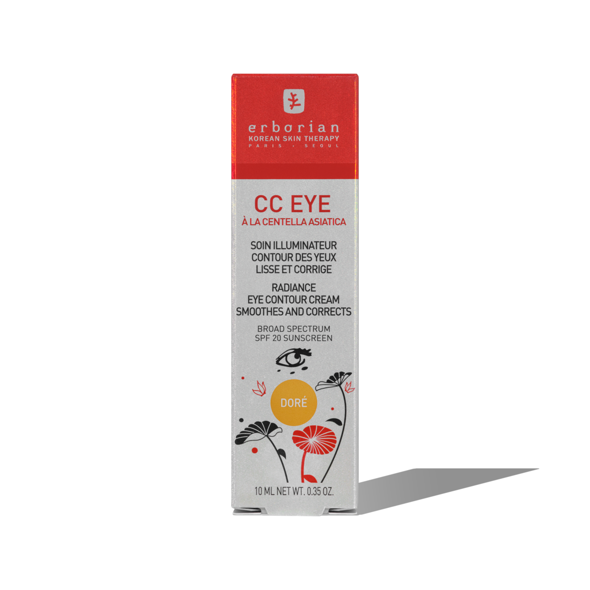 ERBORIAN CC EYE CRÈME CONTOUR DES YEUX DORÉ - 10 ML