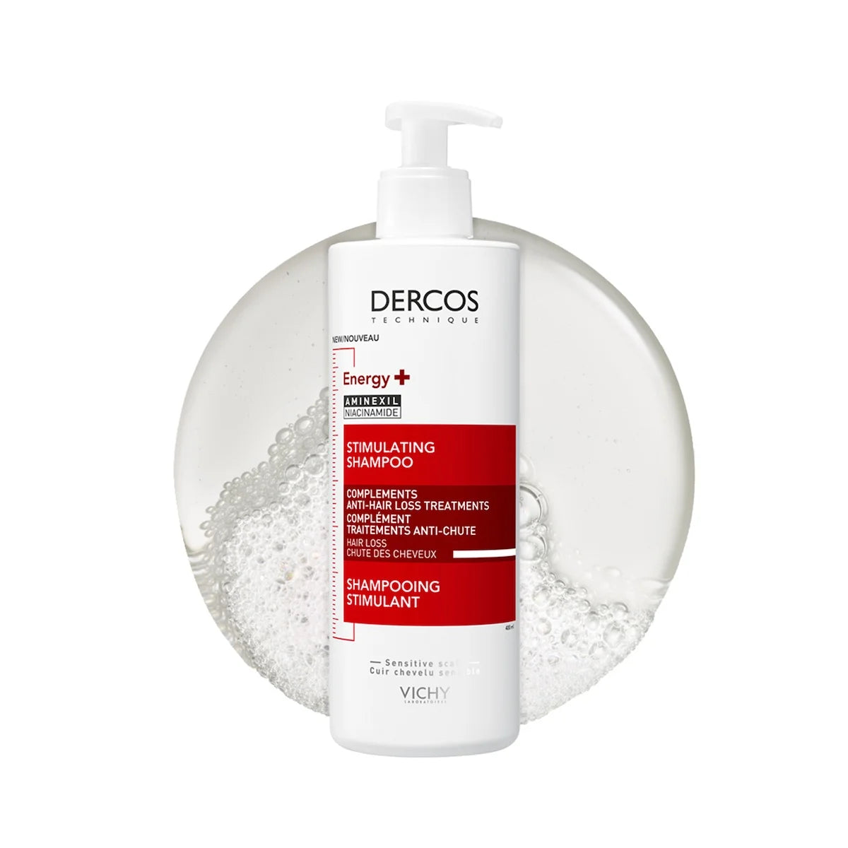 VICHY DERCOS SHAMPOOING ANTI-CHUTE ENERGY+ - 400 ML