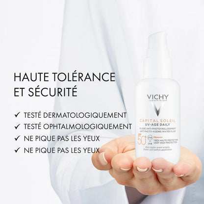VICHY CAPITAL SOLEIL UV-AGE DAILY FLUIDE SPF 50+ – 40 ML