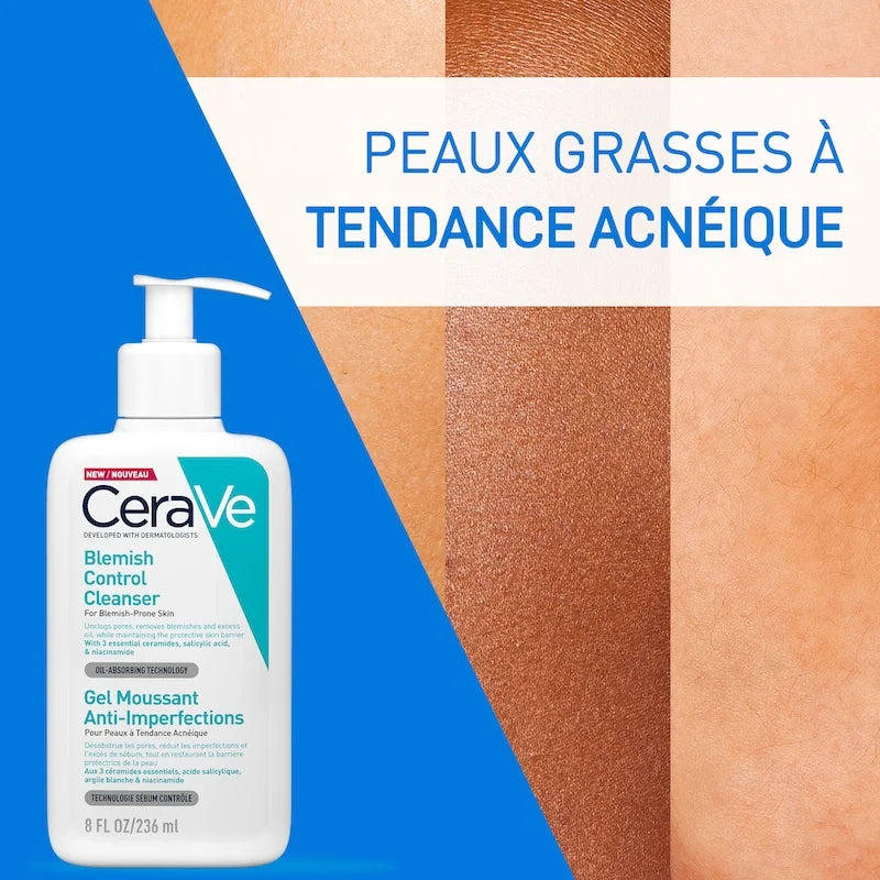 CERAVE GEL MOUSSANT ANTI-IMPERFECTIONS - 236 ML