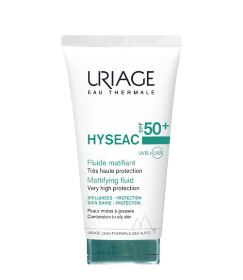 URIAGE HYSÉAC FLUIDE SPF50+ 50 ML = HYSÉAC GEL NETTOYANT 50 ML OFFERT