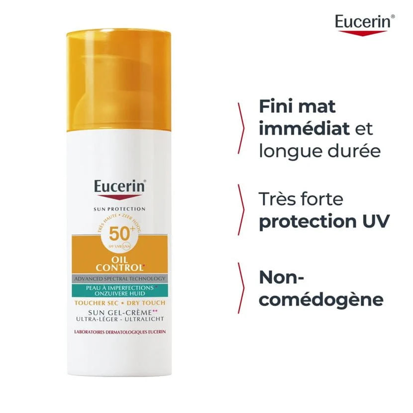 EUCERIN SUN OIL CONTROL GEL-CRÈME SPF 50+ - 50 ML