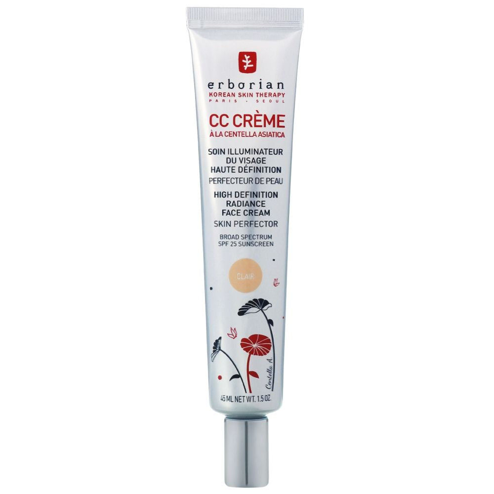 ERBORIAN CC CRÈME À LA CENTELLA ASIATICA TEINTE CLAIR SPF25 - 45 ML