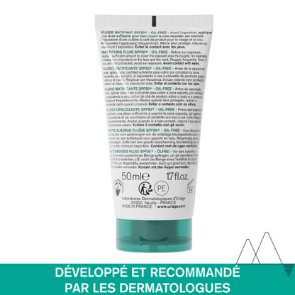 URIAGE HYSÉAC FLUIDE SPF50+ 50 ML = HYSÉAC GEL NETTOYANT 50 ML OFFERT