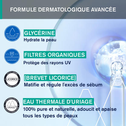 URIAGE HYSÉAC FLUIDE SPF50+ 50 ML = HYSÉAC GEL NETTOYANT 50 ML OFFERT
