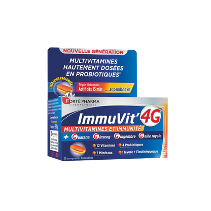 FORTÉ PHARMA IMMUVIT’4G MULTIVITAMINES ET IMMUNITÉ - 30 COMPRIMÉS