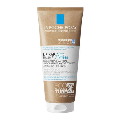 LA ROCHE-POSAY LIPIKAR BAUME AP+M TUBE ÉCO-RESPONSABLE PEAU SÈCHE ET ECZÉMA ATOPIQUE - 200 ML