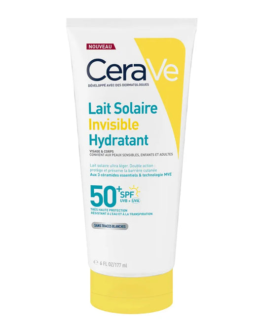 LAIT SOLAIRE INVISIBLE HYDRATANT SPF50+ HAUTE PROTECTION