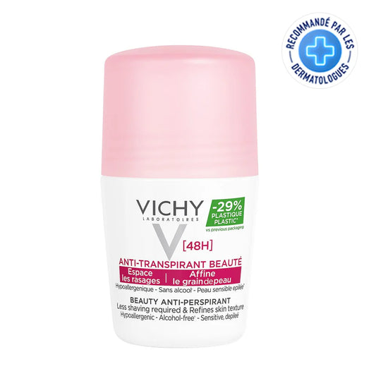 VICHY DÉODORANT ÉCLAIRCISSANT ANTI-TRANSPIRANT 48H PEAU SENSIBLE – 50 ML